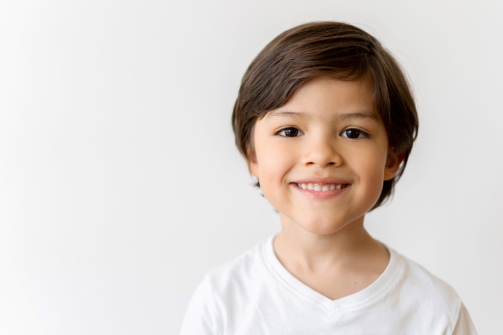 Portrait of a happy Latin American boy
